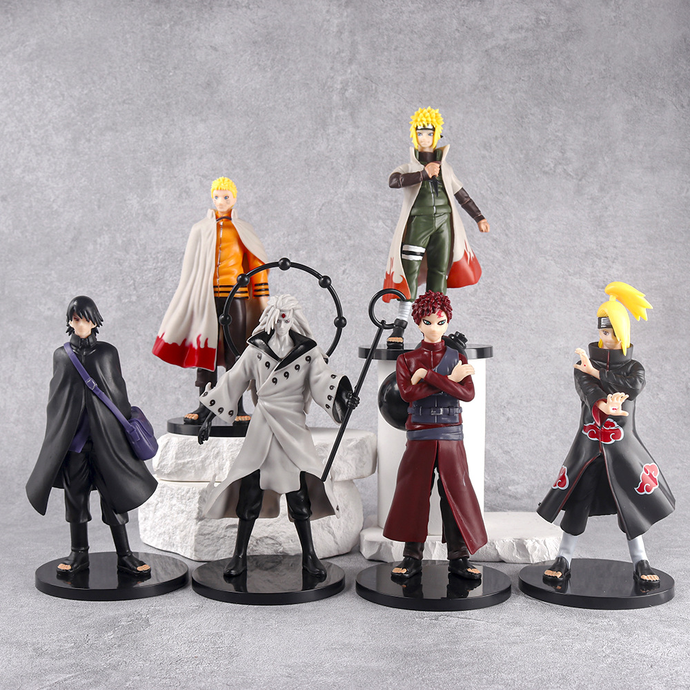 Rare Anime Merchandise - 6 sztuk/zestaw nowy Naruto Anime rysunek