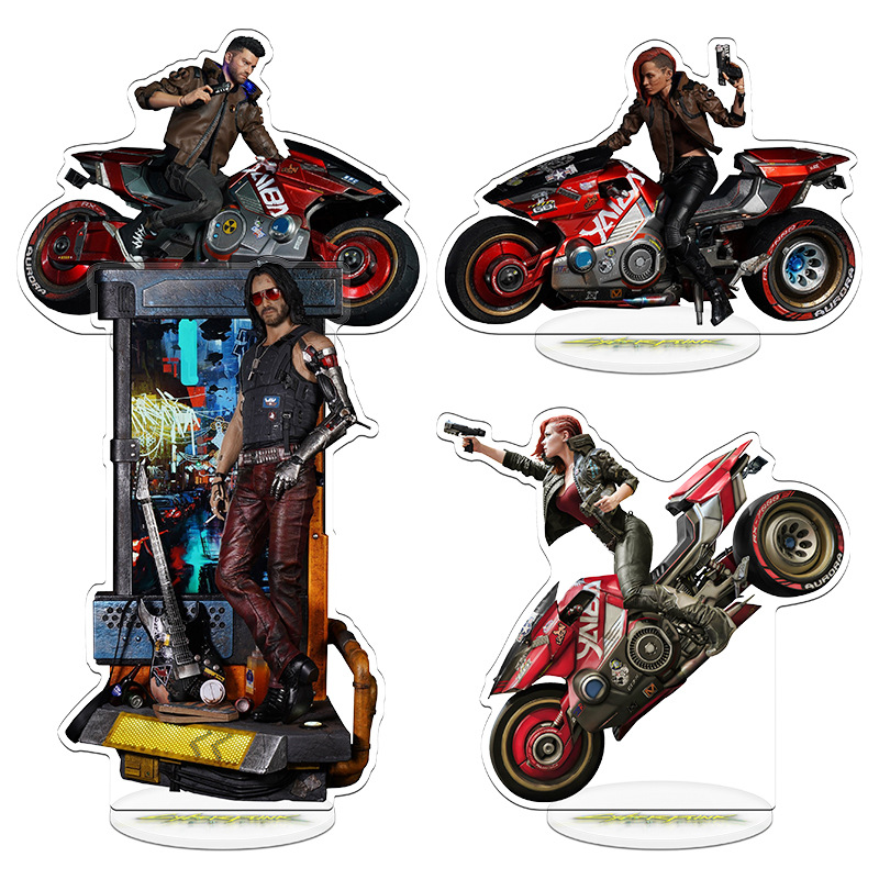 Anime Merchandise Keychains - Cyberpunk 2077 V Gadżety z Gry