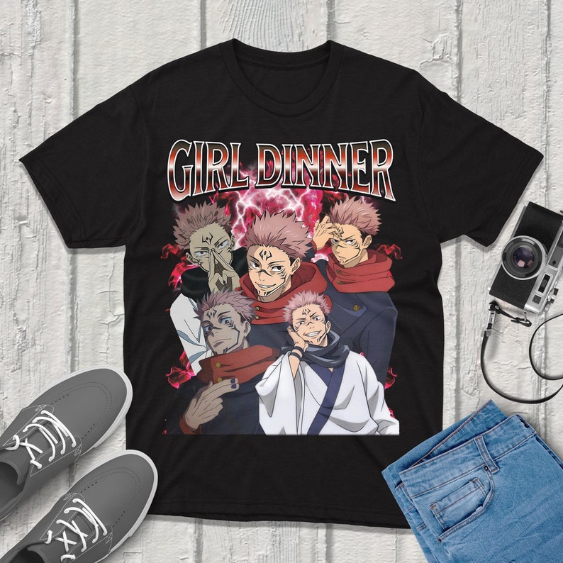 Anime Merchandise T-Shirts - Koszulka Sukuna Jujutsu-Kaisen Streetwear Najwyższej jakości