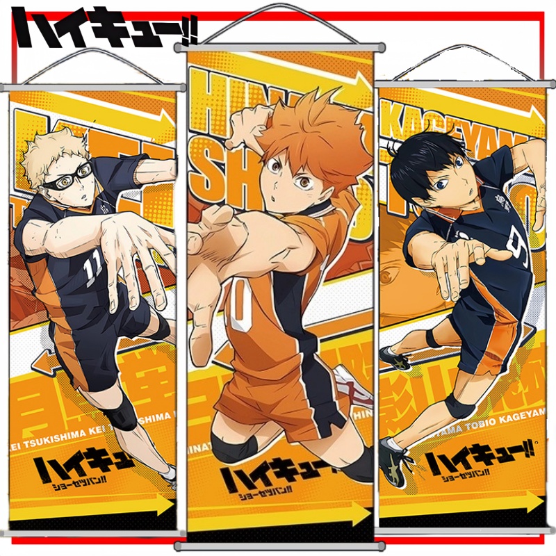 Anime Merchandise Haikyuu - Haikyuu!! Plakat na ścianę, gobelin, kreskówka,