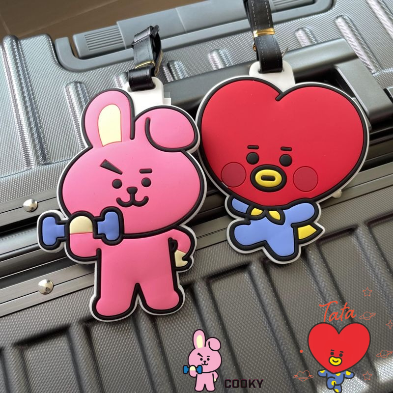 Anime Merchandise Keychains - Uroczy breloczek BT21, kreskówkowy, kawaii, unisex,