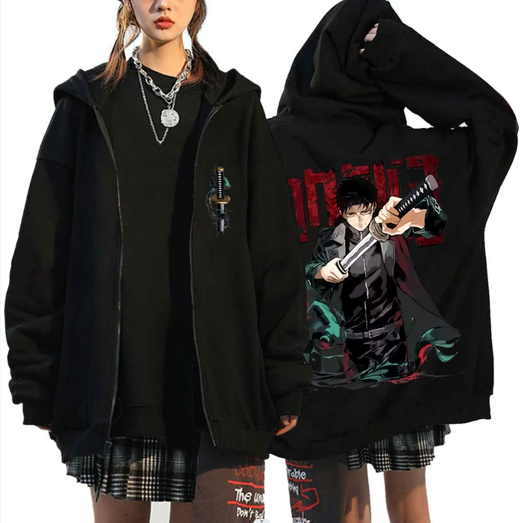 Anime Merch Hoodie - Anime Kagurabachi Chihiro Rokuhira Merch Bluza