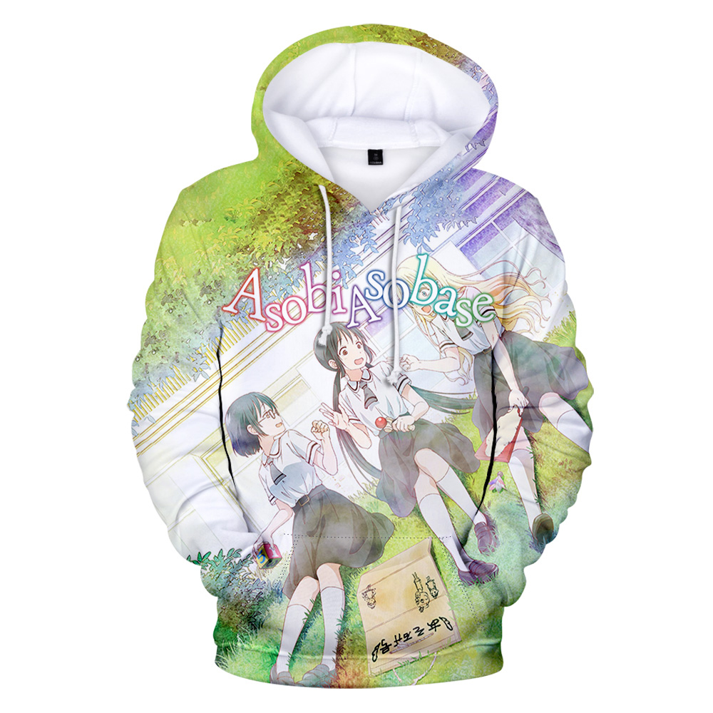 Anime Merch Hoodie - Asobi Asobase Merch bluza z kapturem
