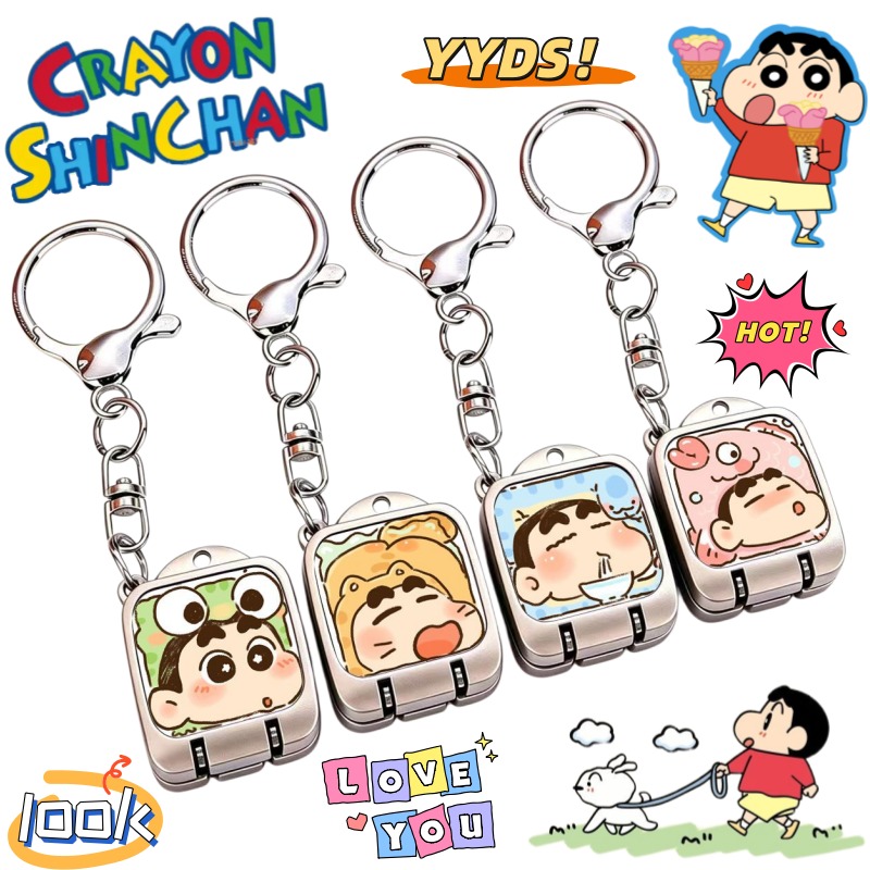 Anime Merchandise Keychains - Nowe Nożyczki do Paznokci Crayon Shin-chan