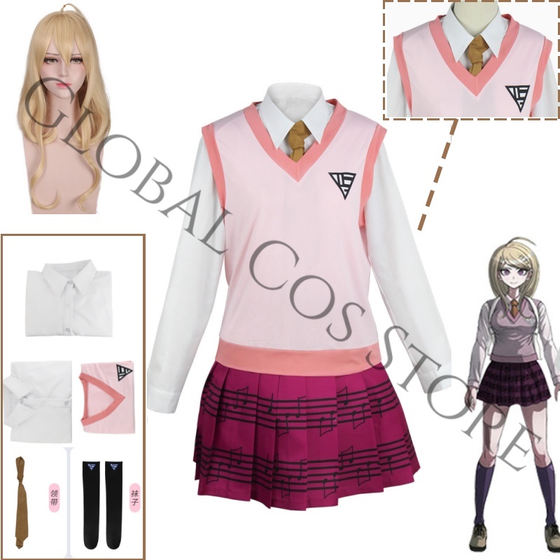 Zestaw kostiumu cosplay: różow – Cosplay Wig Colored recenzja i cena