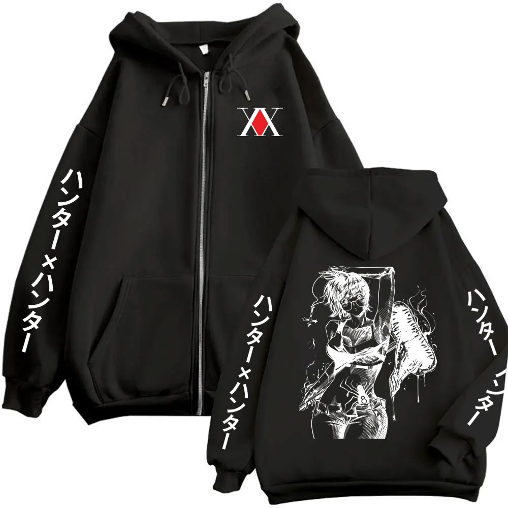 Bluza z zamkiem Anime Hunter X – Anime Merch Hoodie recenzja i cena