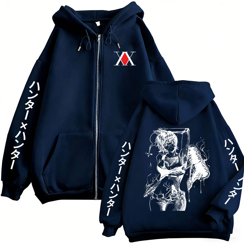 Bluza z zamkiem Anime Hunter X – Anime Merch Hoodie recenzja i cena