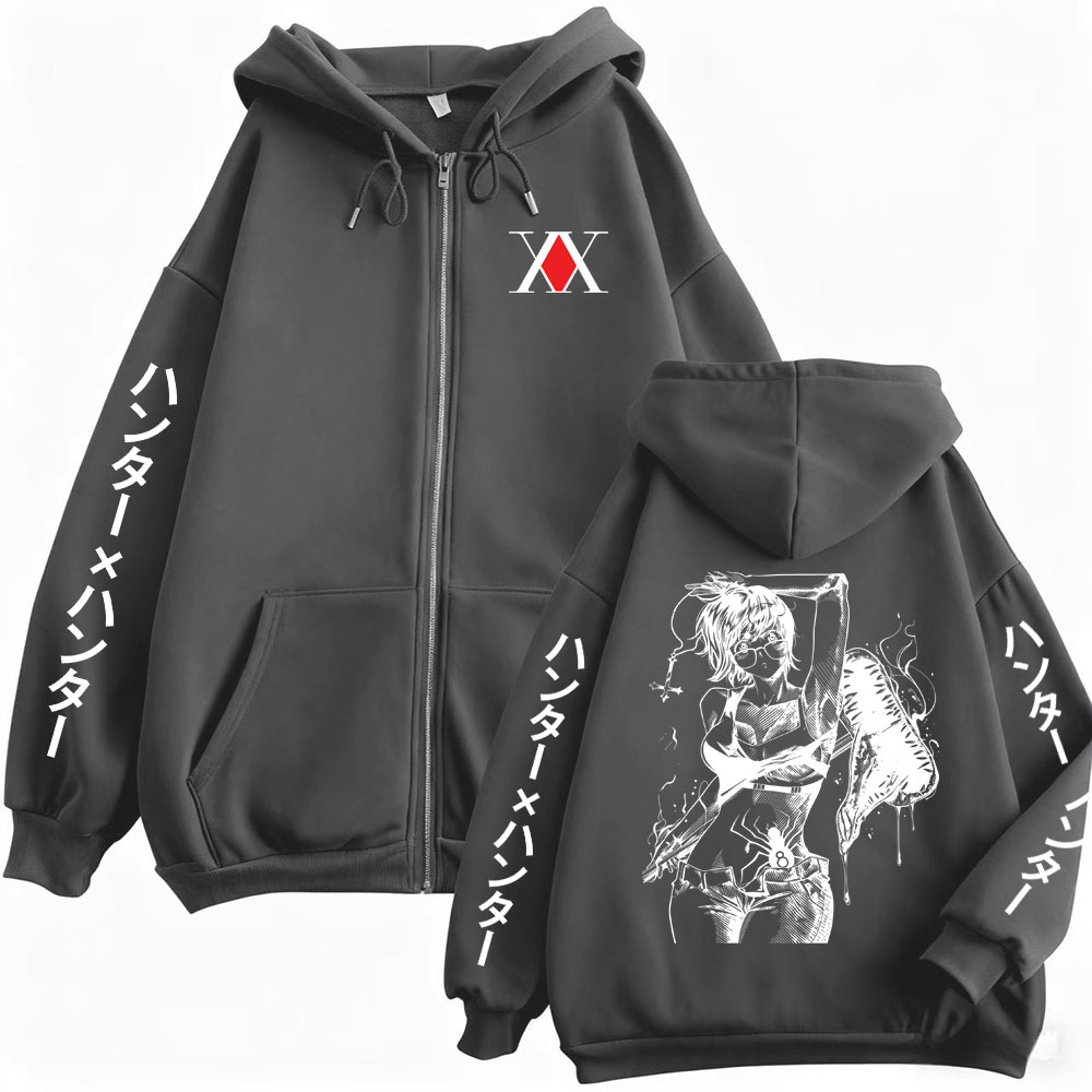 Bluza z zamkiem Anime Hunter X – Anime Merch Hoodie recenzja i cena