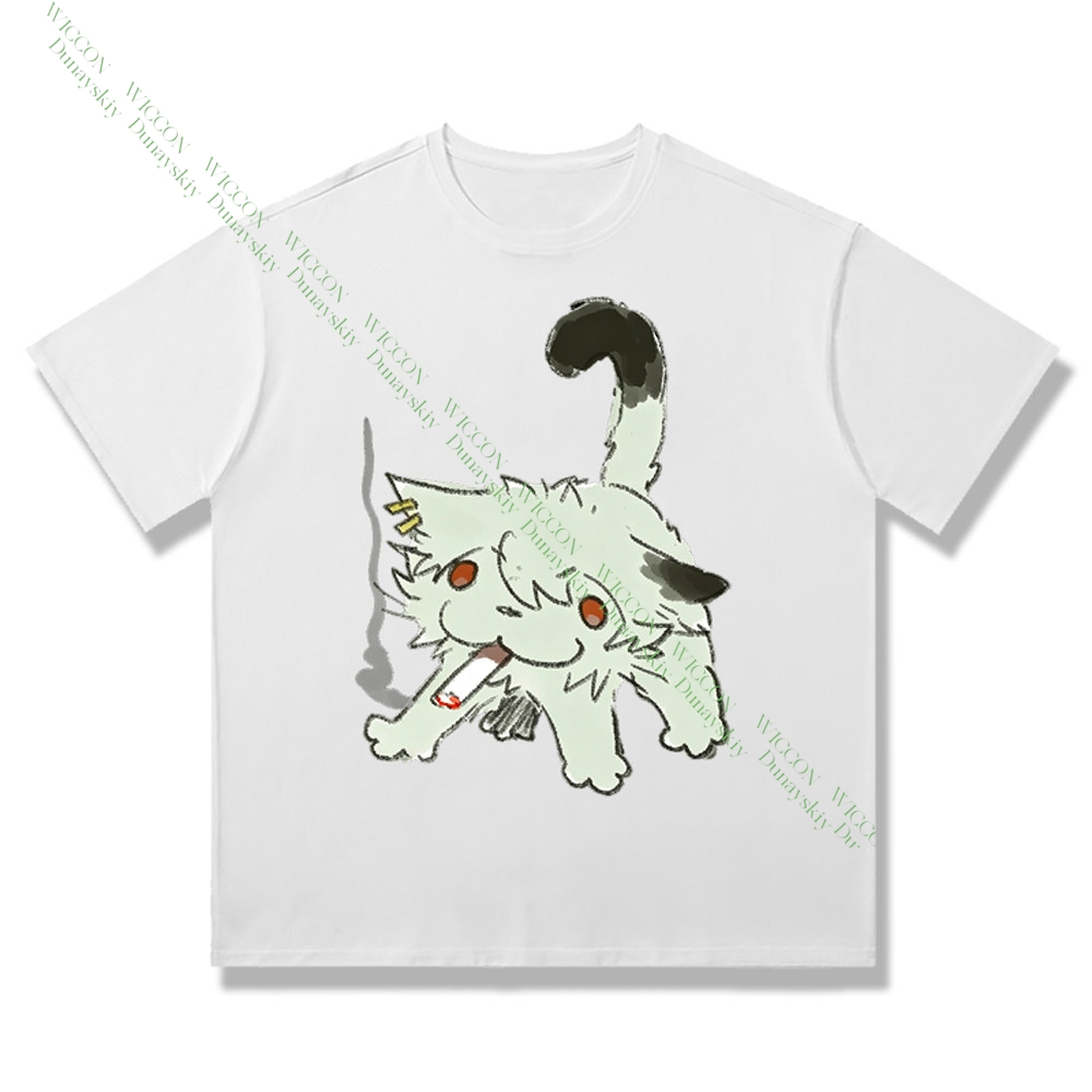 Koszulka Chainsmoker Cat Yanik – Anime Merchandise T-Shirts recenzja i cena