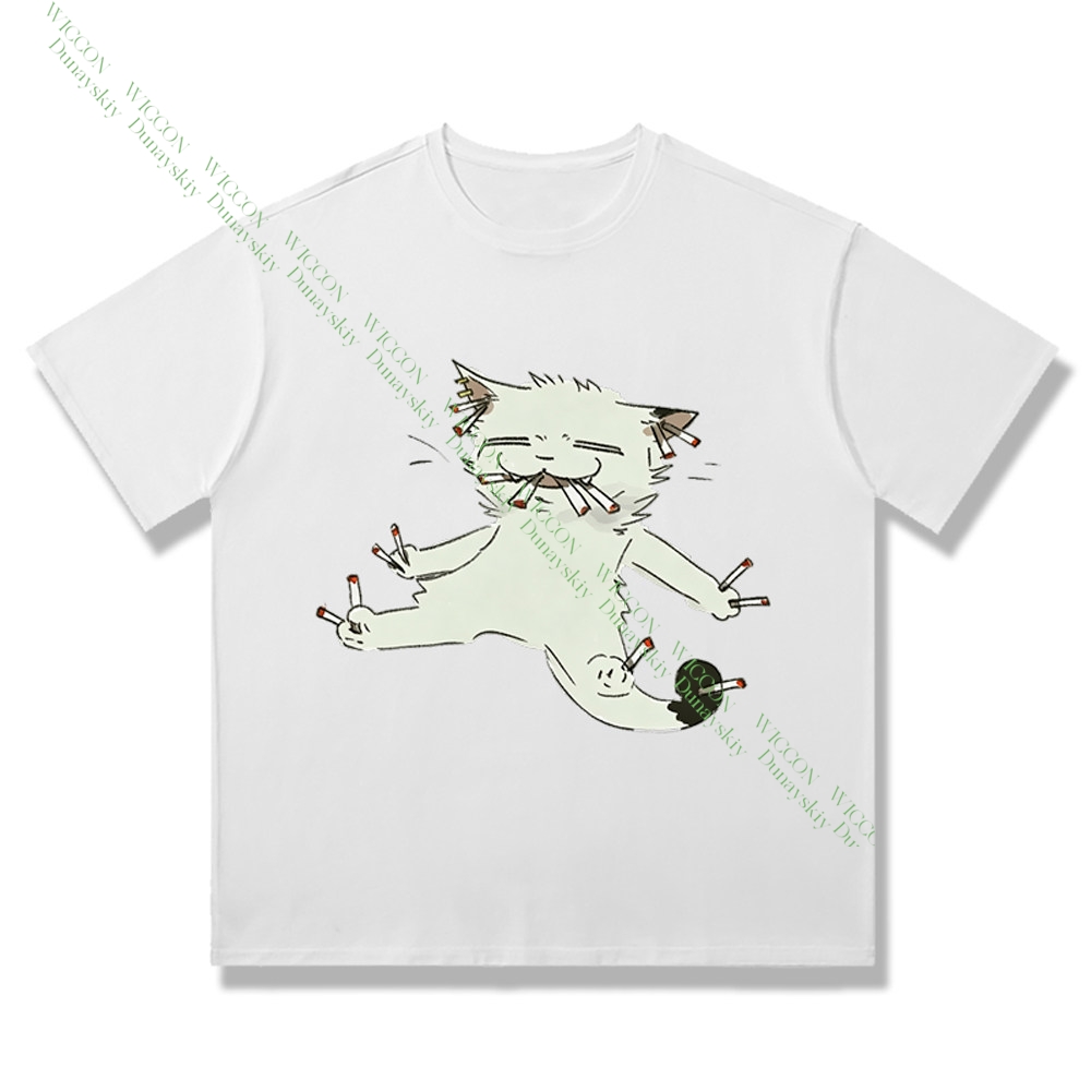 Koszulka Chainsmoker Cat Yanik – Anime Merchandise T-Shirts recenzja i cena