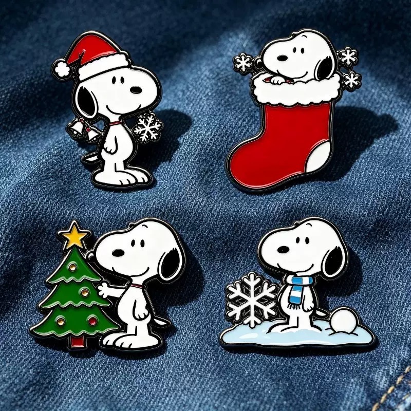Zestaw 4 sztuk świątecznych pr – Enamel Pin Set recenzja i cena