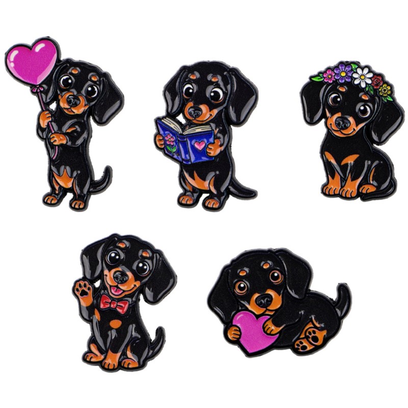 5 szt. Uroczy Zestaw Przypinek – Enamel Pin Set recenzja i cena