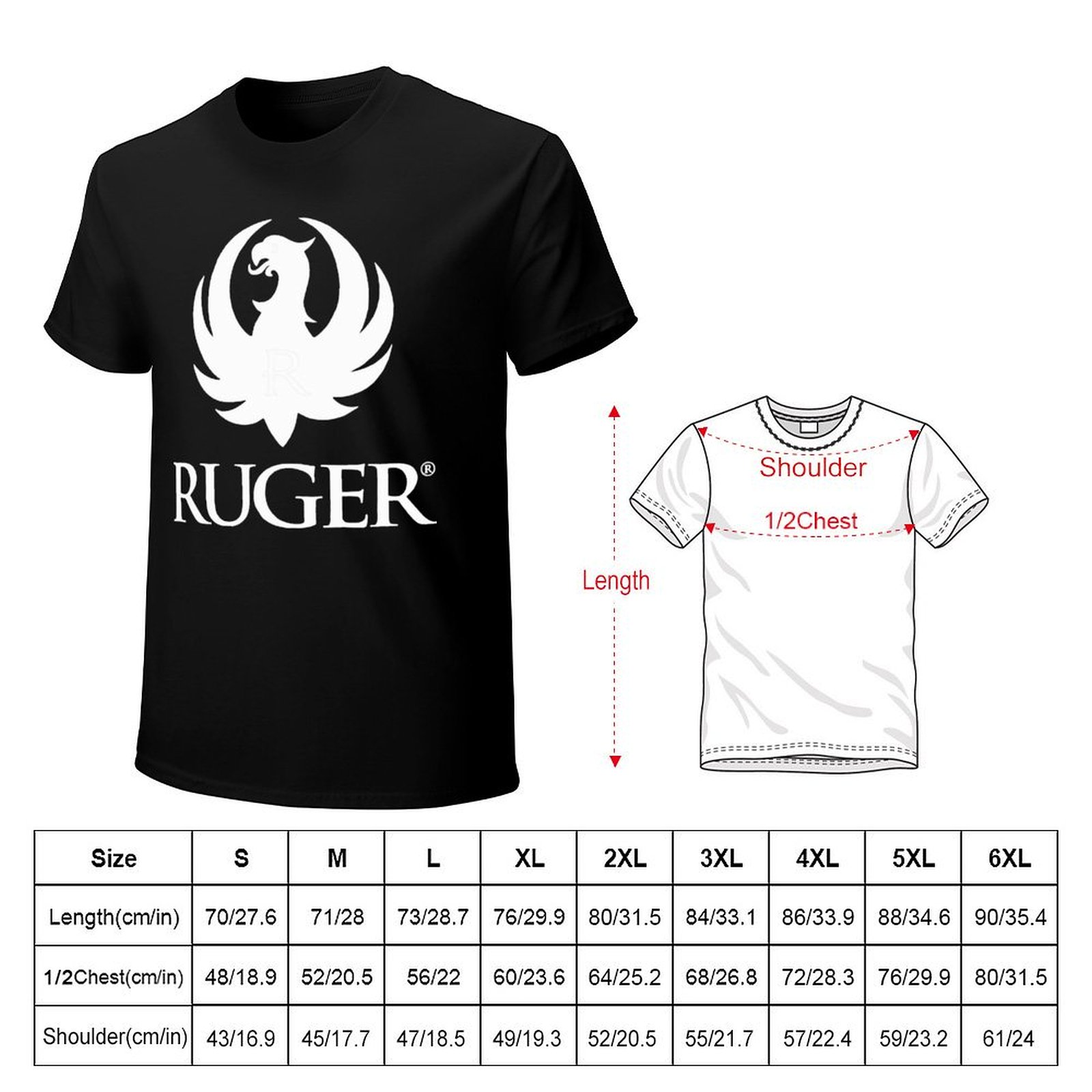 Koszulka z logo R.uger, koszul – Anime Merchandise T-Shirts recenzja i cena