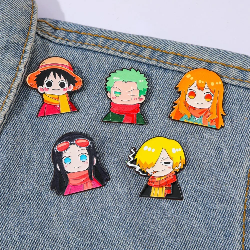 5 szt. Urocze przypinki anime, – Enamel Pin Set recenzja i cena