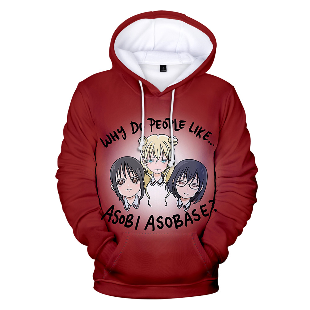 Asobi Asobase Merch bluza z ka – Anime Merch Hoodie recenzja i cena