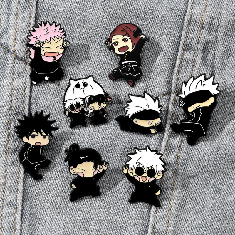 8 szt. emaliowanych przypinek  – Enamel Pin Set recenzja i cena