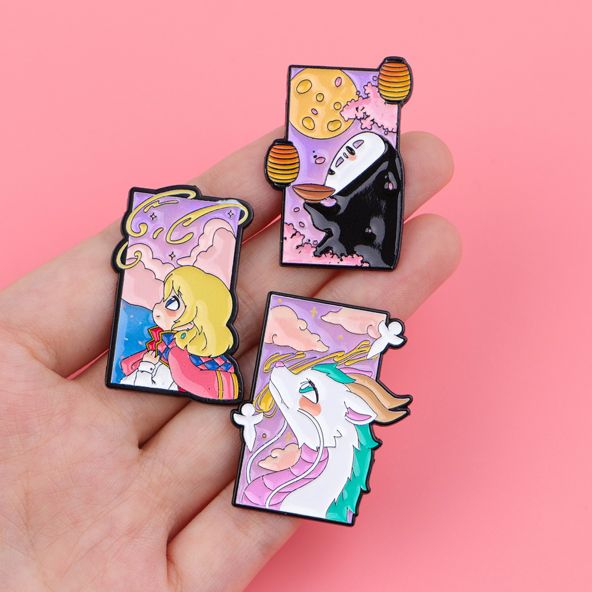 Emaliowane przypinki z serii a – Enamel Pin Set recenzja i cena